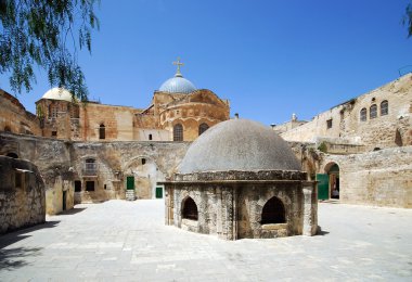 The Church of Holy Sepulcher in Jerusalem clipart
