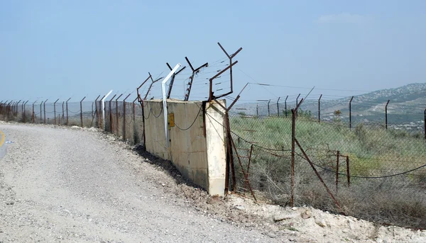 İsrail ve Ürdün İsrail sınır — Stok fotoğraf