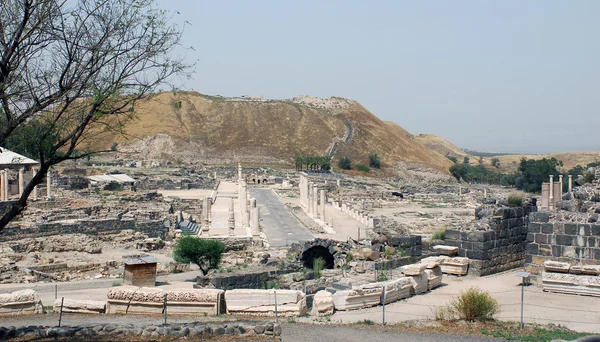Romeinse ruïnes in Israël — Stockfoto
