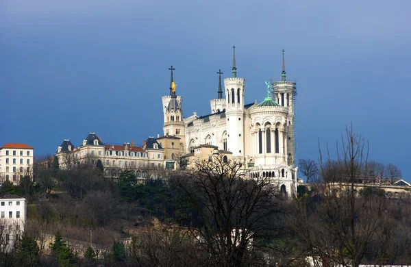 Basilica of Notre-Dame de Fourviere in Lyon, France — Stock Photo, Image