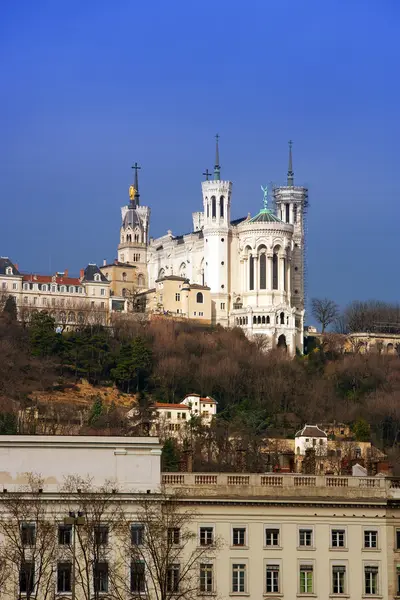 Basilica of Notre-Dame de Fourviere in Lyon, France — Stock Photo, Image
