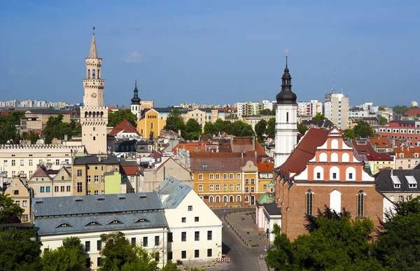 Panorama över opole, Polen — Stockfoto