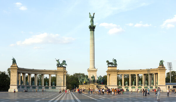 The Heroes square, Budapest