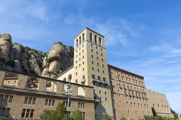 La abadía benedictina, Santa Maria de Montserrat — Foto de Stock