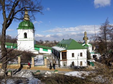 Görünüm kiev pechersk lavra Ortodoks Manastırı, Ukrayna