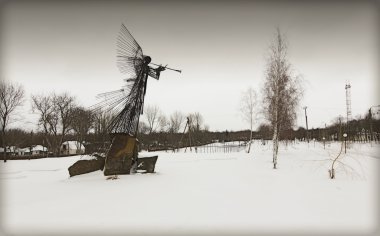 Çernobil bölgesi. kayıp şehir pripyat. Modern Harabeleri.