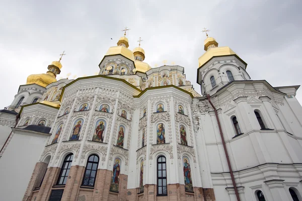 Nézd a Kiev Pechersk Lavra ortodox kolostor, Ukrajna — Stock Fotó