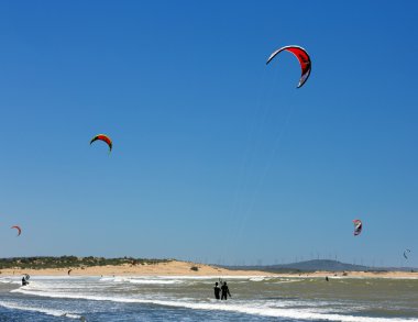 Okyanusu yakınlarındaki Fas beach