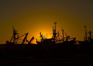 Fas Port günbatımı