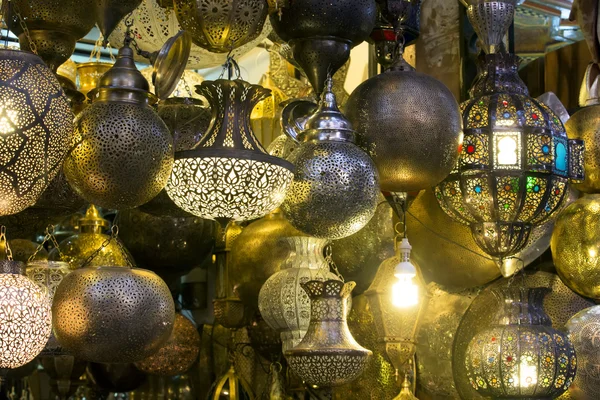 Sfondo di lampade marocchine — Foto Stock