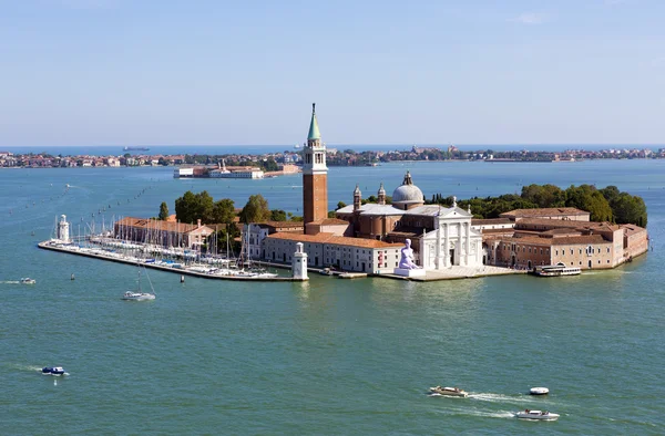 Uitzicht op het eiland San Giorgio, Venetië, Italië — Stockfoto