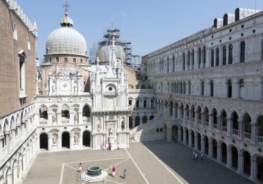 İtalya. Venedik st. marco Meydanı.