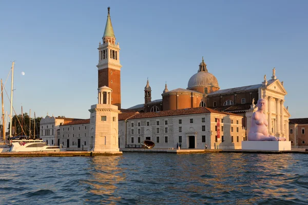 Uitzicht op het eiland San Giorgio, Venetië, Italië — Stockfoto