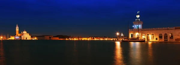 Pôr do sol no Grande Canal em Veneza — Fotografia de Stock