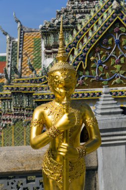 Altın buddha wat pho Tapınağı'Bangkok, Tayland