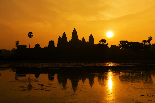 Salida del sol en Angkor Wat — Foto de Stock