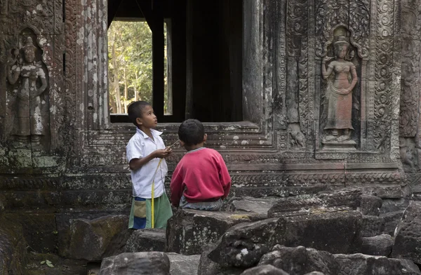 Preah Khan temple in Angkor near Siem Reap, Cambodia — Stock Photo, Image
