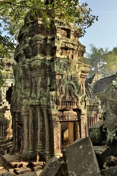 Γριά khan ναός στο angkor κοντά σε siem συγκεντρώνει, Καμπότζη — Φωτογραφία Αρχείου