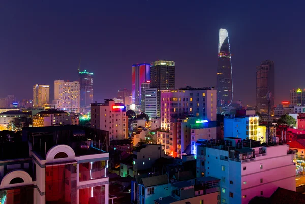 Puesta de sol en Ho Chi Minh City, Vietnam —  Fotos de Stock
