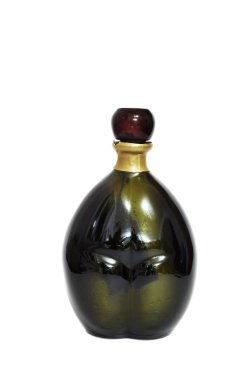 Beyaz bir arka plan üzerinde izole Seyşeller şişeden Hediyelik eşya