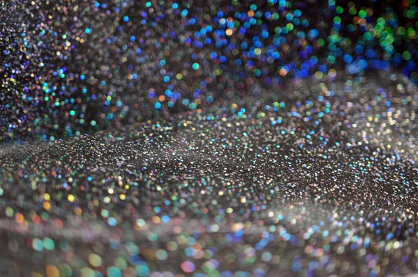 Glitter Fundo Festivo Com Luzes Embaçadas Ano Novo Fundo — Fotografia de Stock