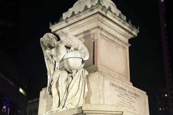 Columbus Circle statue close up — Stock Photo, Image
