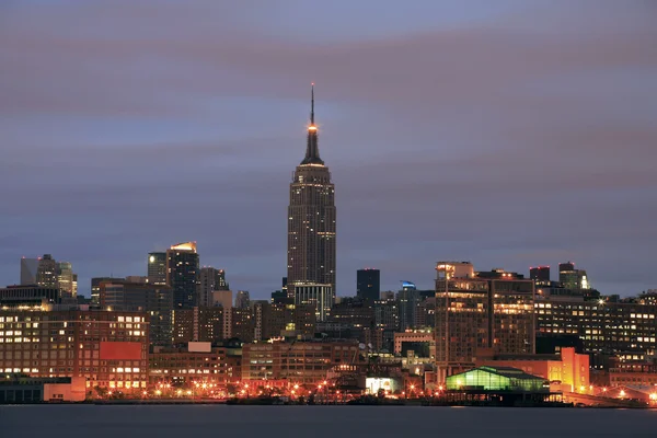 Manhattan från new jersey — Stockfoto