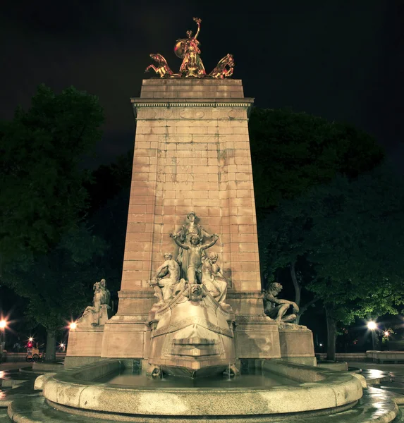 Maine monument at Columbus Circle NYC — Stock Photo, Image