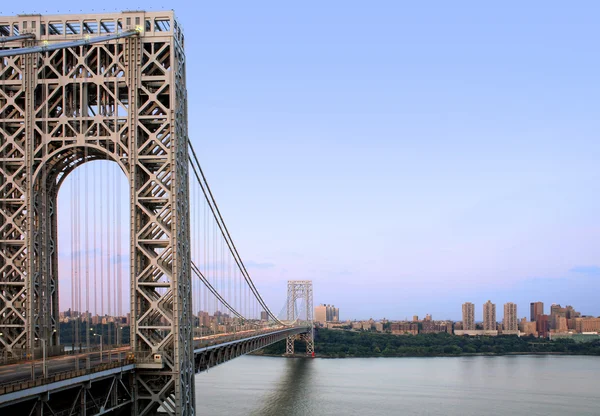 GW Bridge and Manhattan — Stock Photo, Image