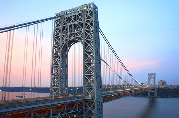 Мост GW из Нью-Джерси — стоковое фото