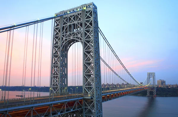 Gw bridge vanuit nj — Stockfoto