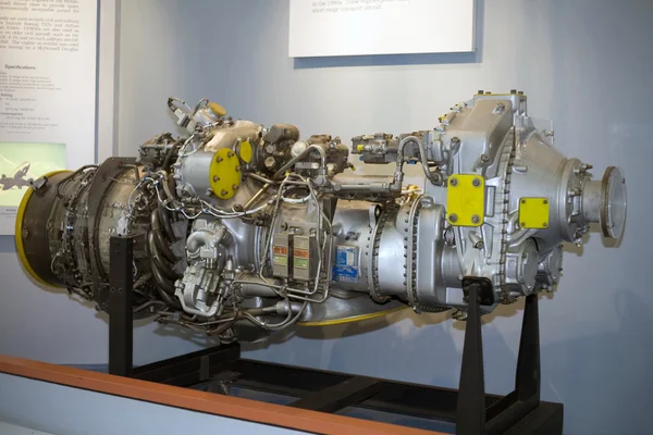 Двигатель Pratt and Whitney PW123 — стоковое фото