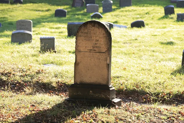 Cementerio lápida — Foto de Stock