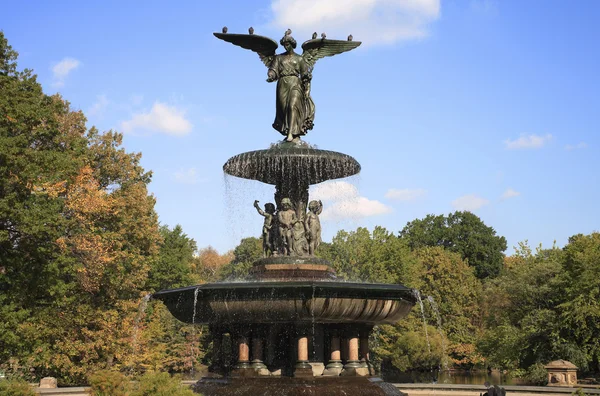 Bethesda fountain Central Park — Stock Photo, Image