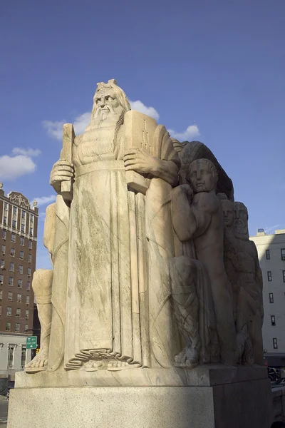 Moses Staty bronx tingshuset ny — Stockfoto