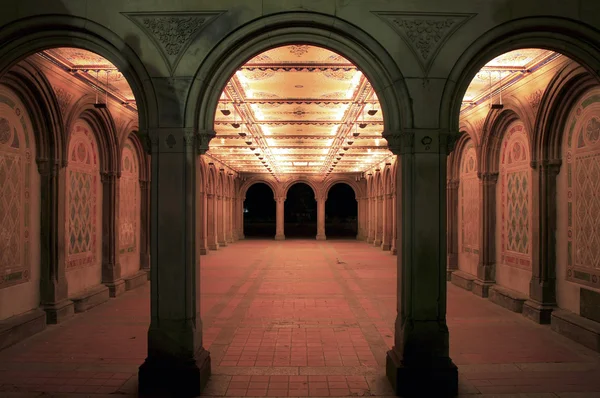 Bethesda Terrace Arcade — Stock Photo, Image