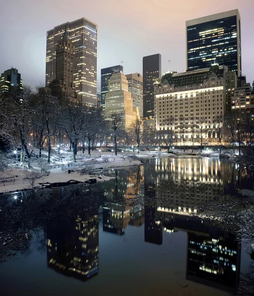 New York City 's nachts — Stockfoto