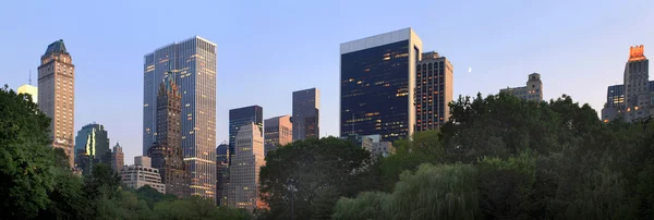Ciudad de Nueva York desde Central Park — Foto de Stock