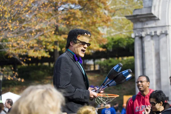 Halloween Celebration Central Park — Stock Photo, Image