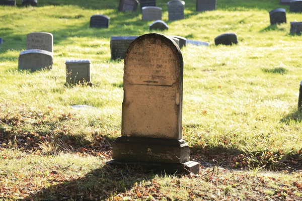 Cemetery gravestone — Stock Photo, Image