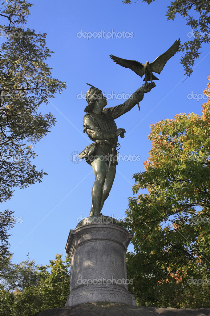 The Falconer statue Central Park NY Stock Photo by ©eddtoro35 21655025