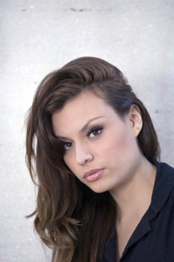 kadın açık havada