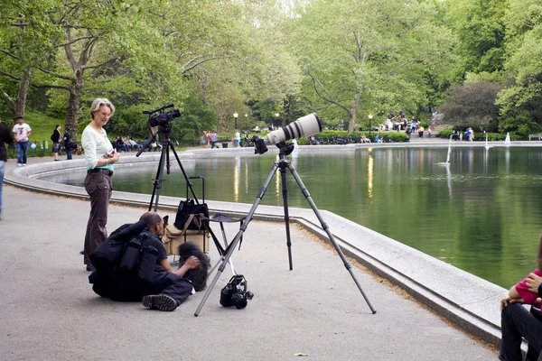 Krawężniki boathouse photograhers — Zdjęcie stockowe