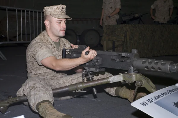 M2 .50 Caliber Machine Gun — Stock Photo, Image