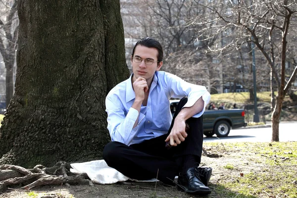 Male in park — Stock Photo, Image