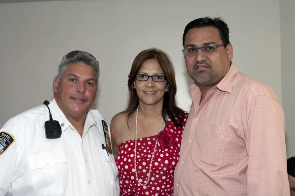 Mayor of Guanica Puerto Rico with Marlyn Velazquez and Yomo Toro Royalty Free Stock Photos