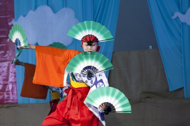 Japon halk dansları Enstitüsü'nde brooklyn Botanik Bahçesi