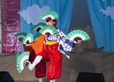 Japon halk dansları Enstitüsü'nde brooklyn Botanik Bahçesi