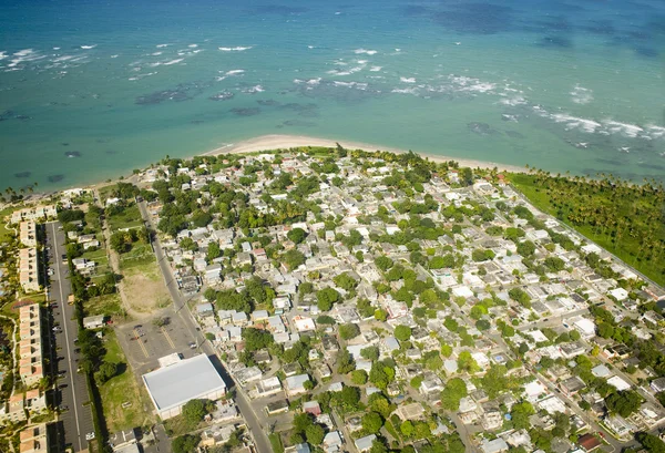 Vista aérea del norte de Puerto Rico — Foto de Stock