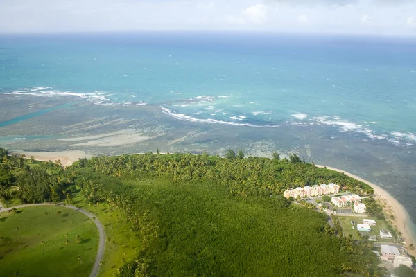 Vista aérea del noreste de Puerto Rico —  Fotos de Stock